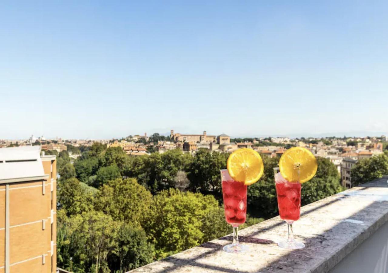 Terrace With Tiber View - Trastevere Apartment Rom
